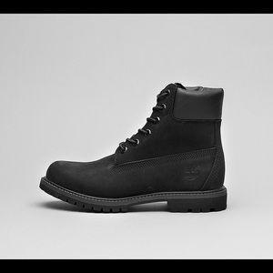 Black Nubuck Timberland Boots